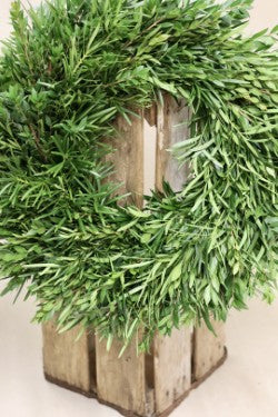 Myrtle and Podocarpus Maci Wreath