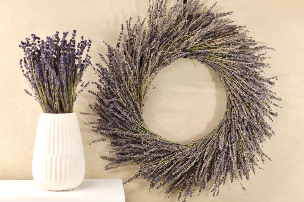 Dried Lavender Wreath