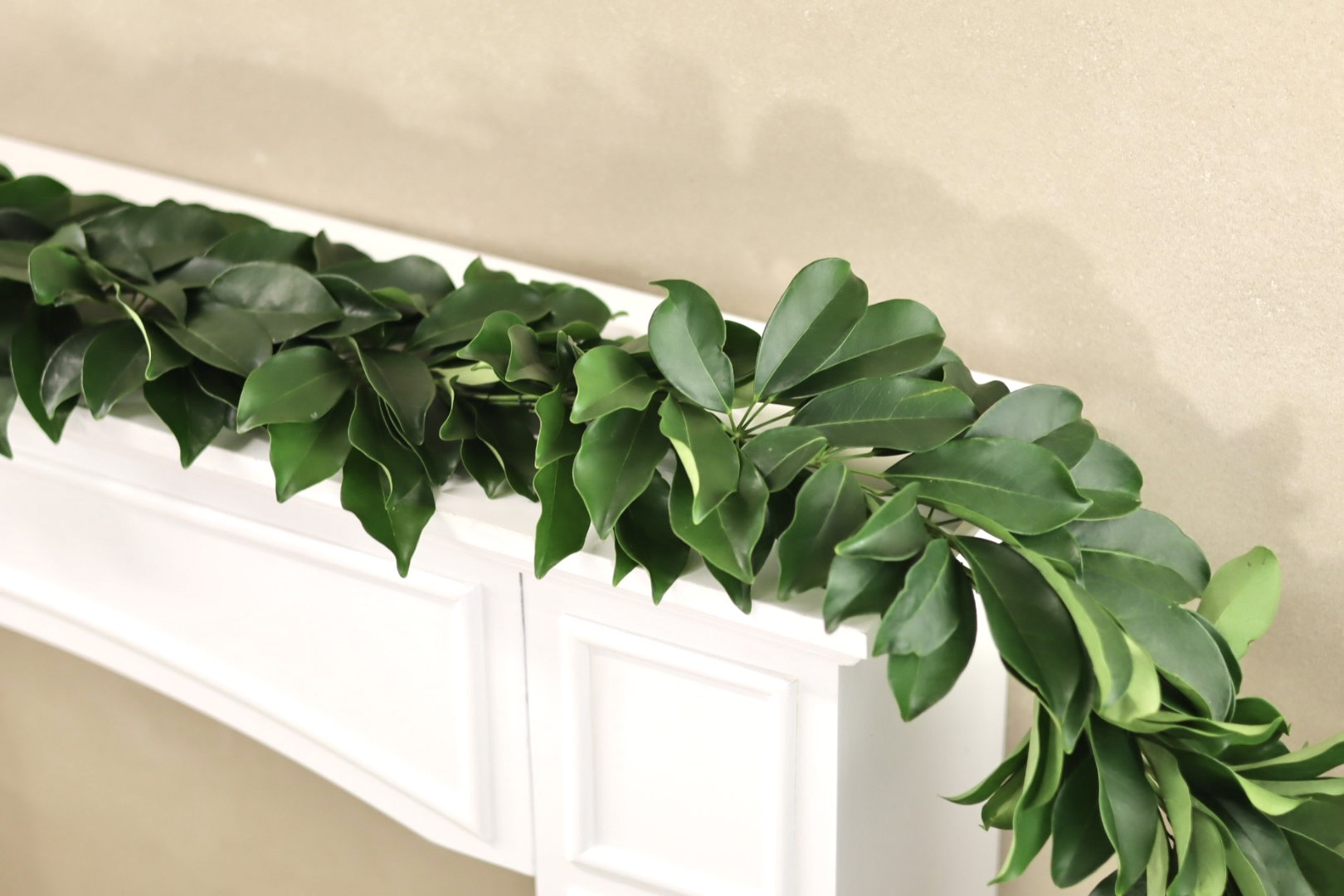 Green Schefflera Garland
