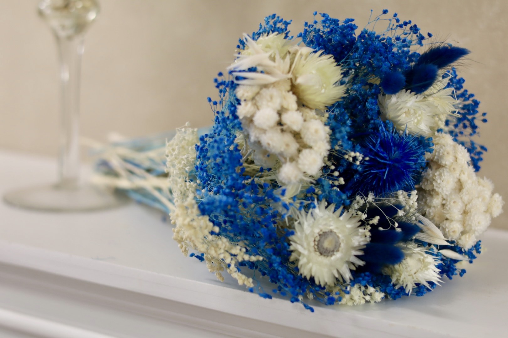 Bleached Blue n21 Dried Bouquet