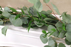 Silver Dollar and Italian Ruscus Garland