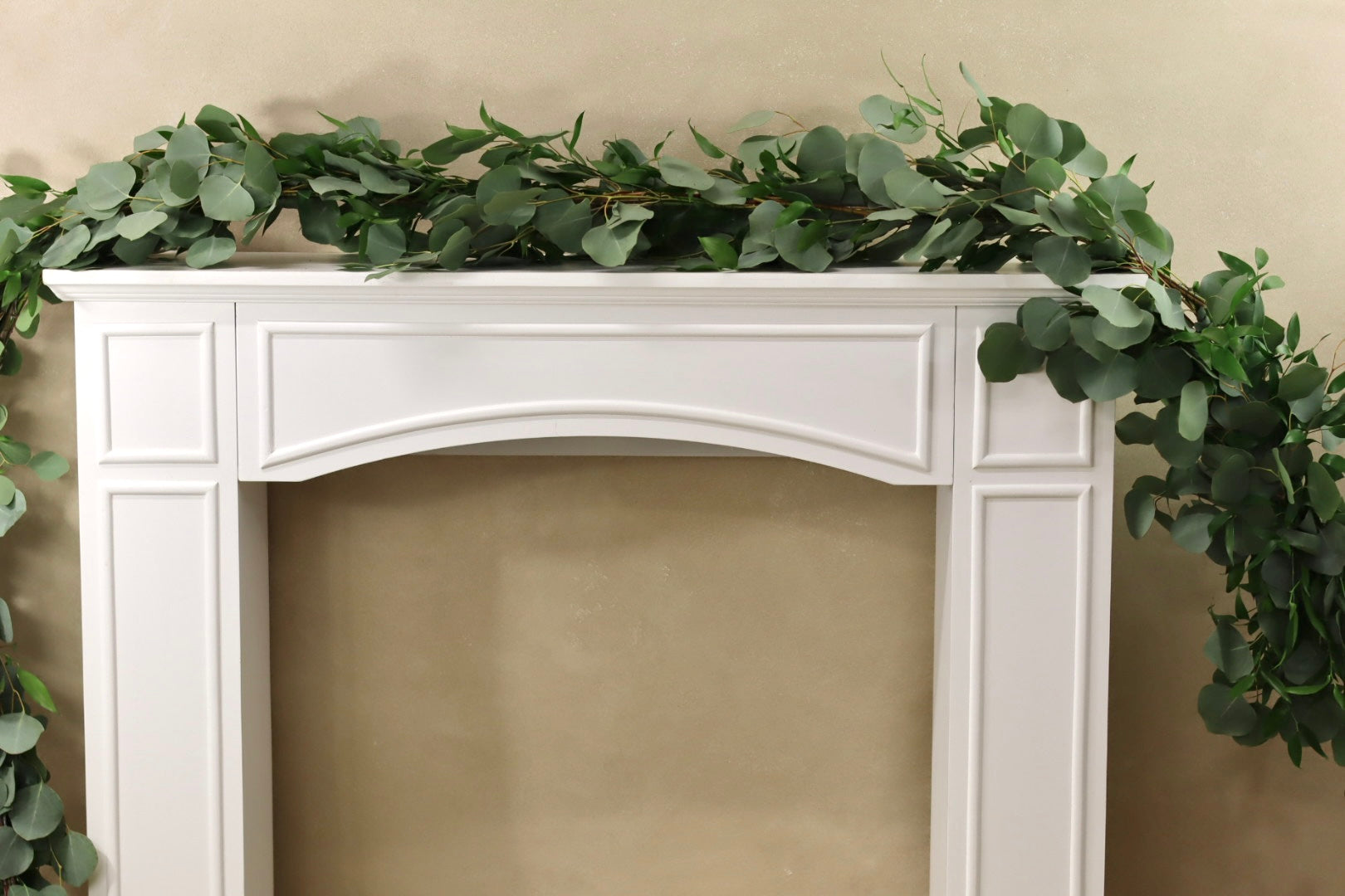 Silver Dollar and Italian Ruscus Garland