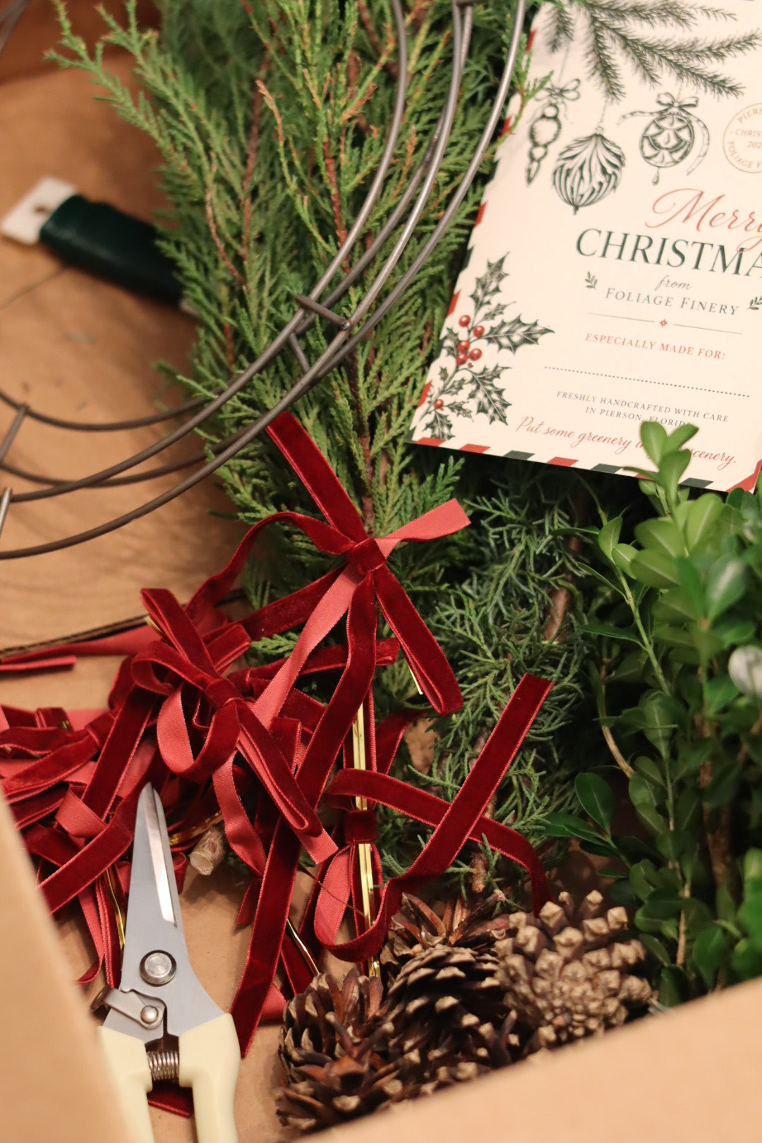 Build-a-Wreath Kit - Classic | Makes Two Fresh Wreaths
