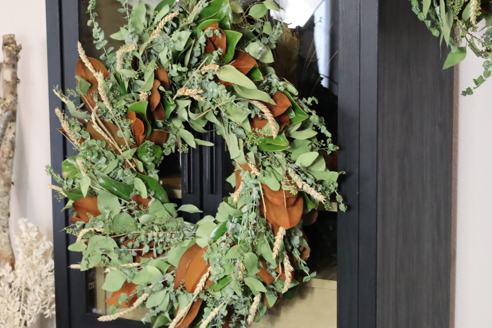 Mahogany Blues Wreath