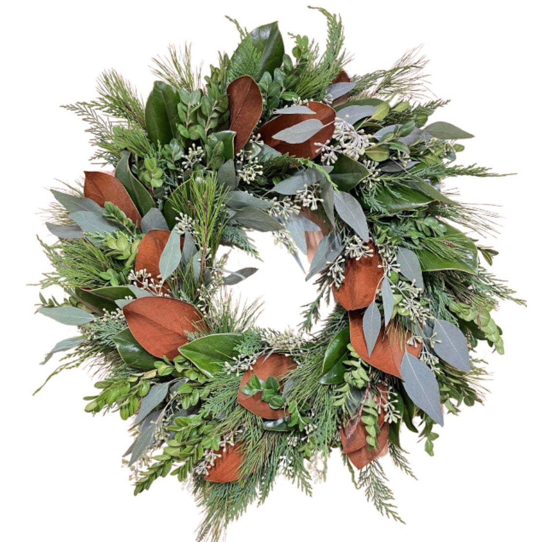 Merry and Bright Christmas Wreath