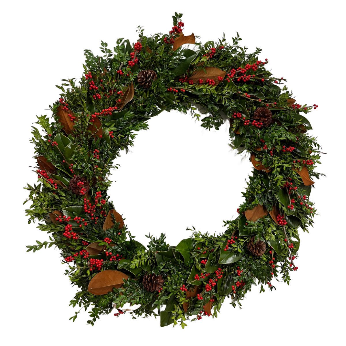 Mistletoe Kiss Christmas Wreath