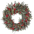Mixed Eucalyptus with Berries Christmas Wreath