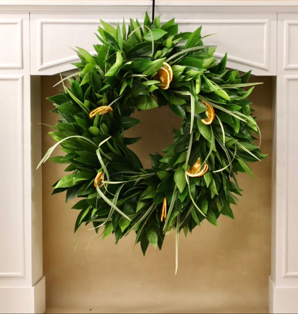 Orange Zest Wreath