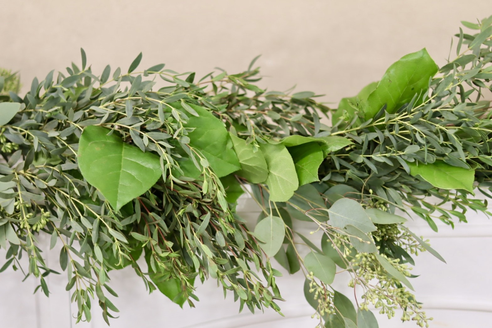 Parvafolia Salal Seeded Eucalyptus Garland