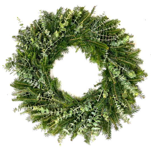 Santa Baby Christmas Wreath