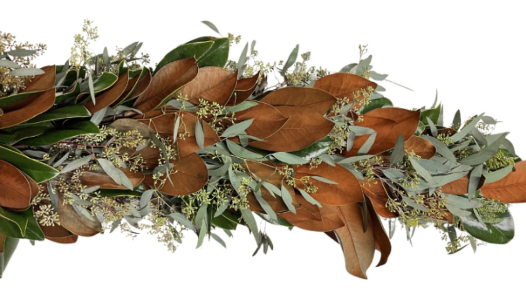 Magnolia and Seeded Eucalyptus Garland