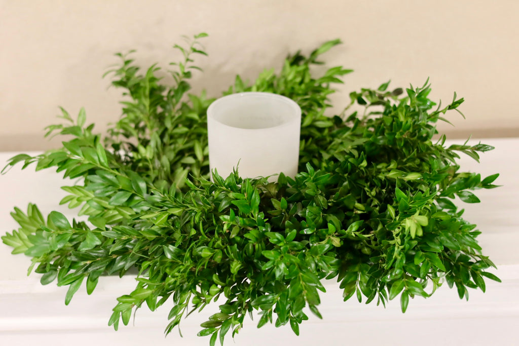 Boxwood Candle Ring