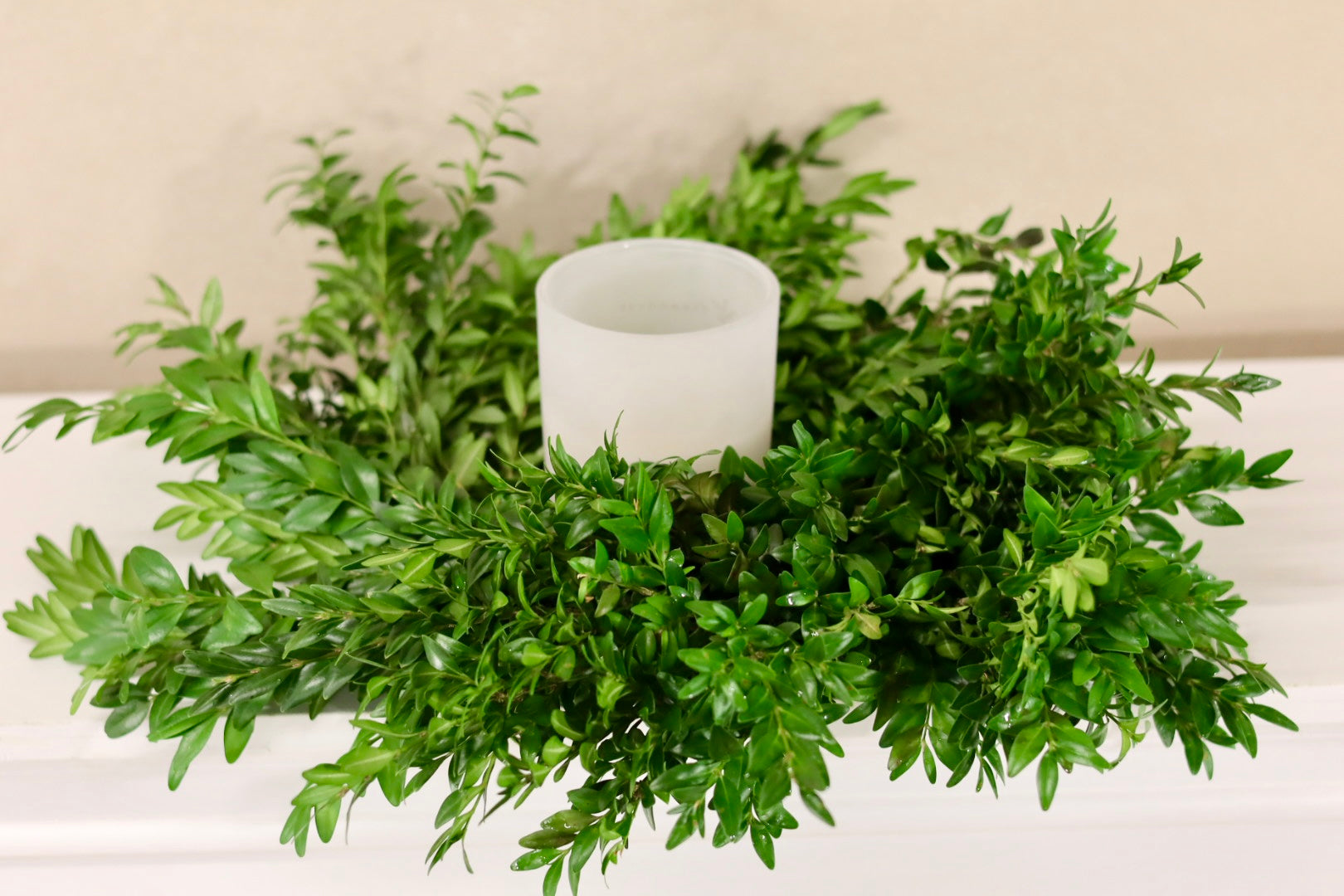 Boxwood Candle Ring