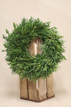 Myrtle and Podocarpus Maci Wreath