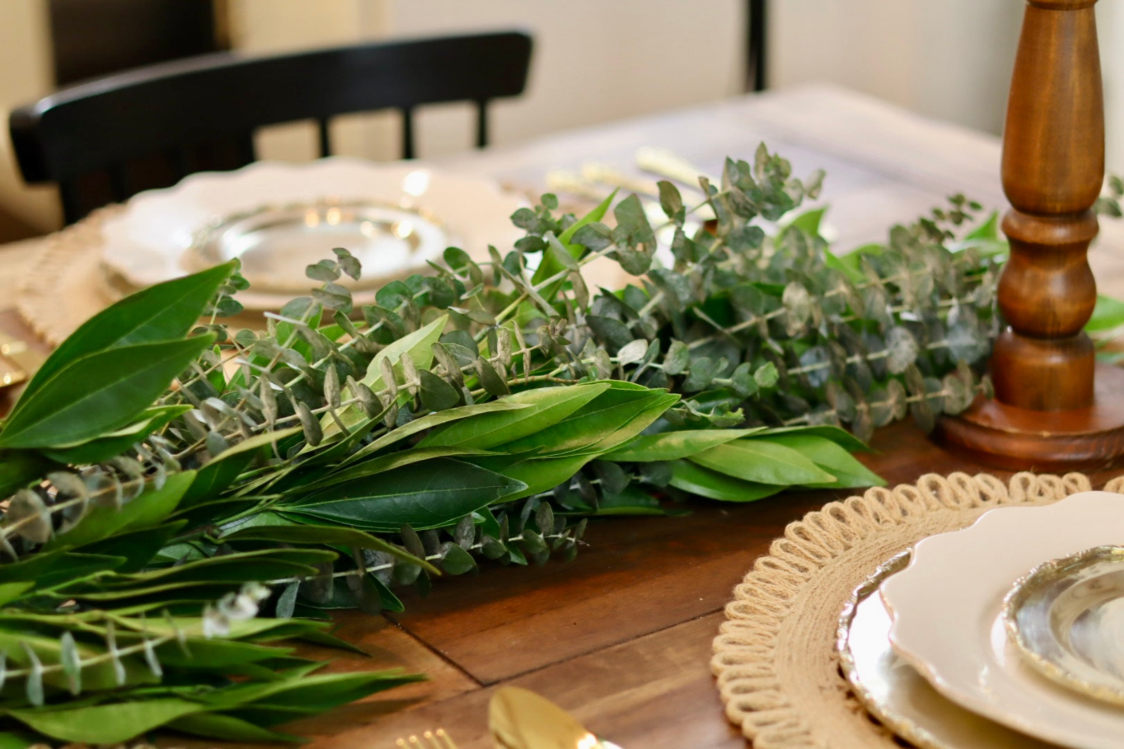 Cocculus Baby Blue Eucalyptus Garland