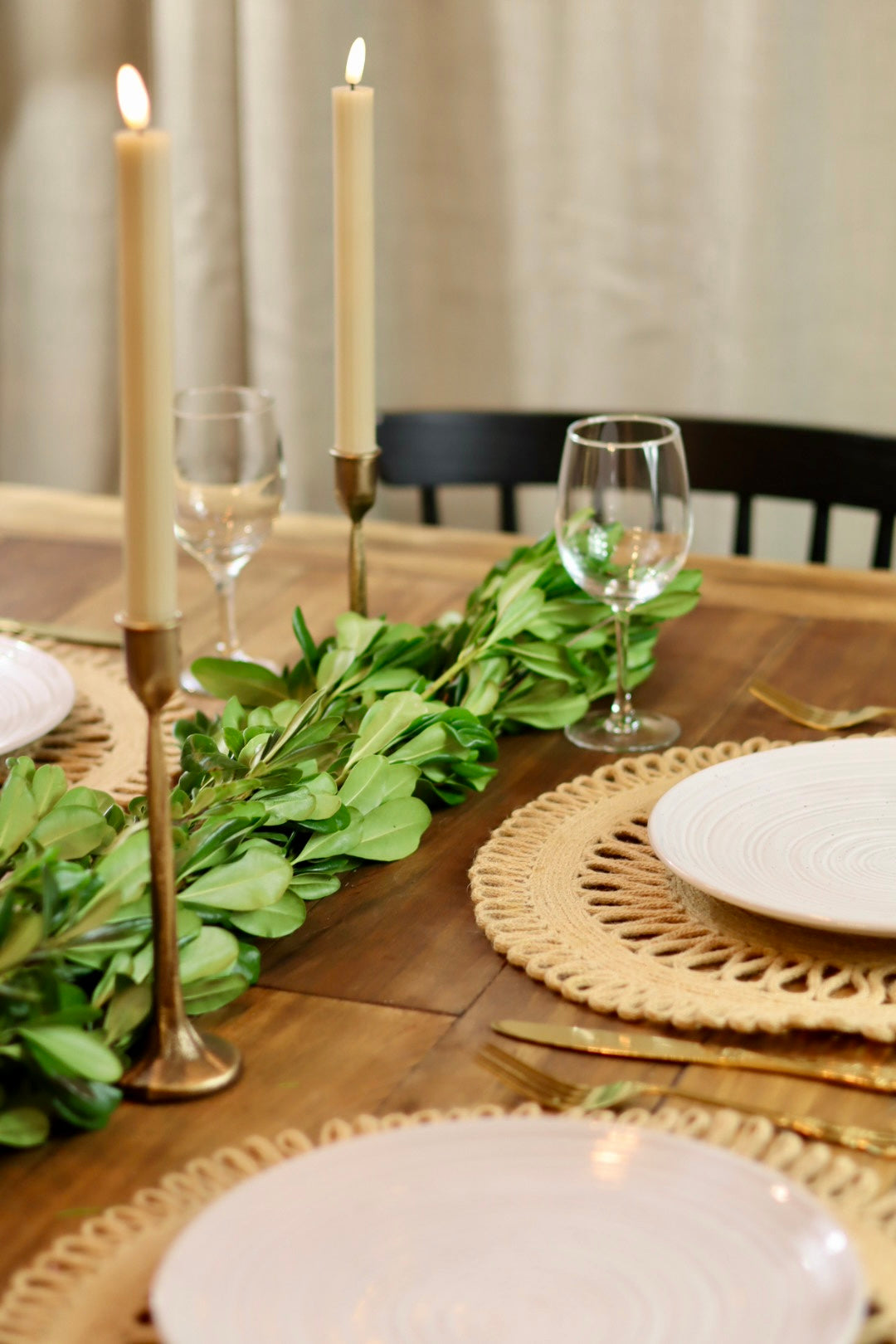 Green Pittosporum Garland