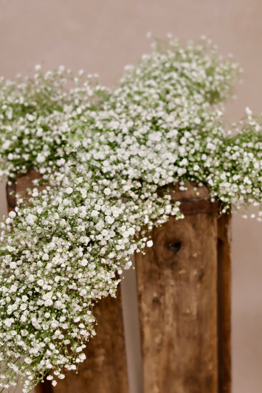Babies Breath Cross Wreath