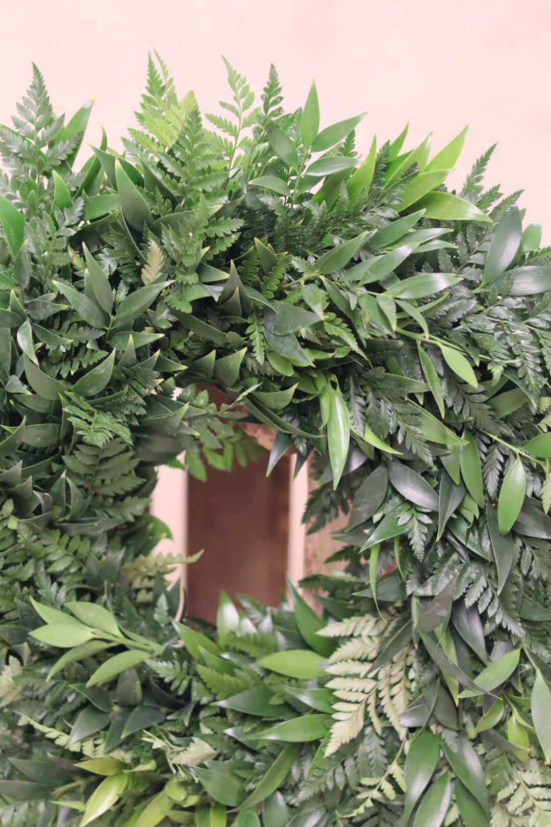 Leather Leaf and Nagi Wreath