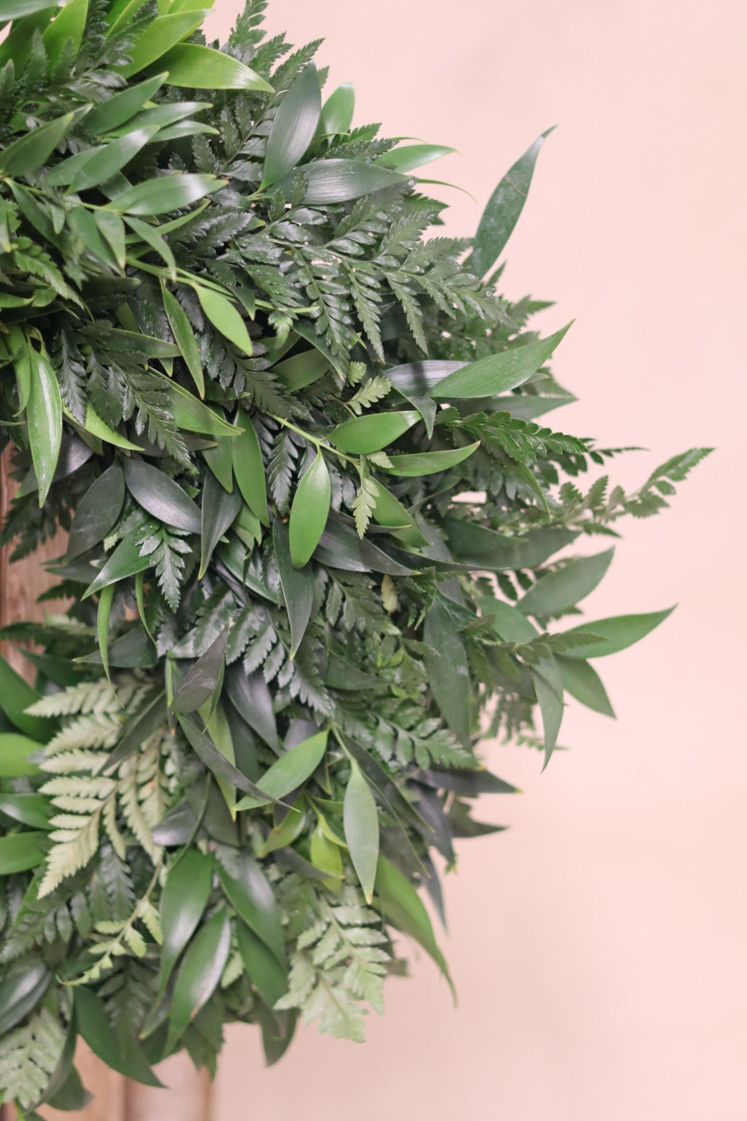 Leather Leaf and Nagi Wreath