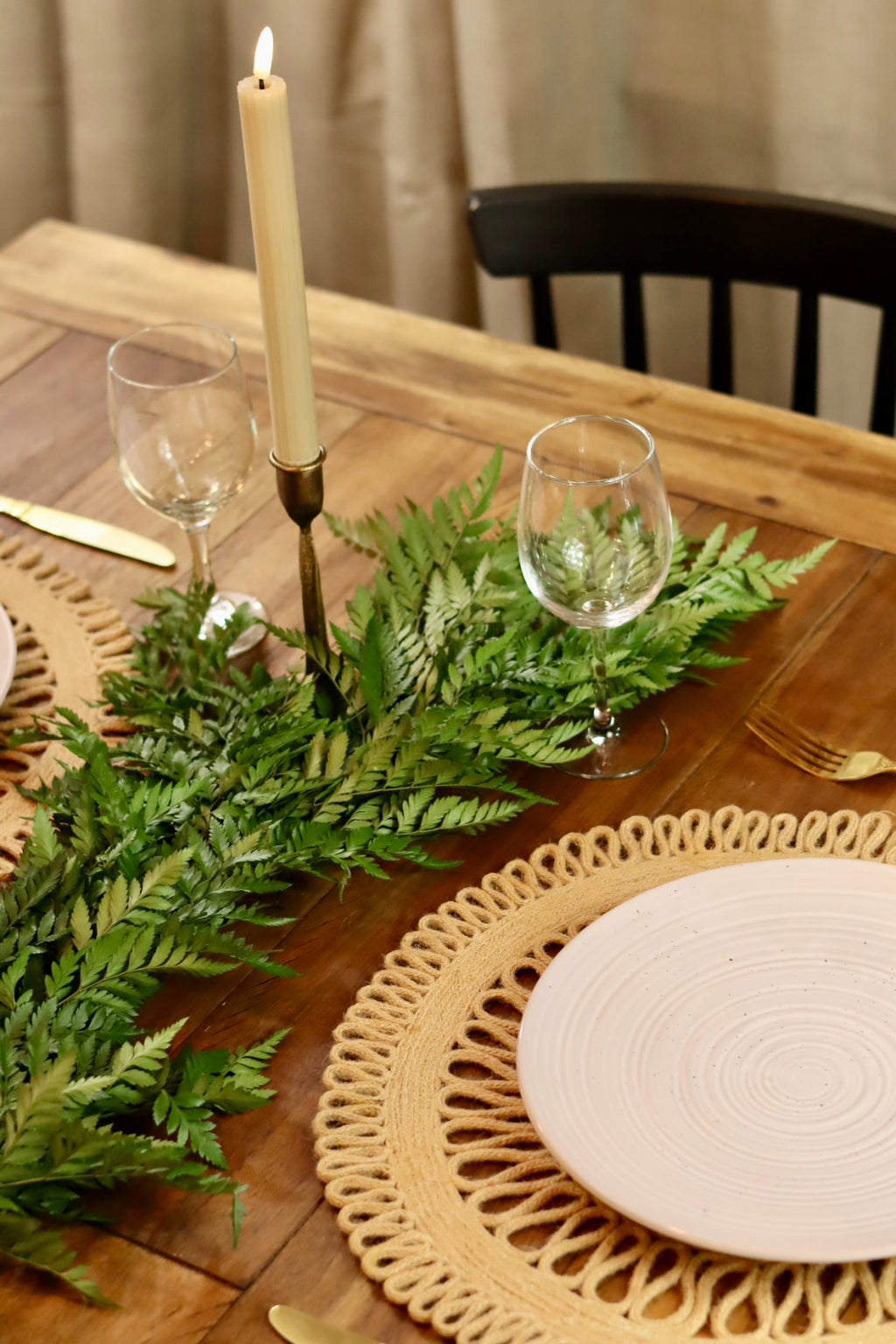 Leather Leaf Garland