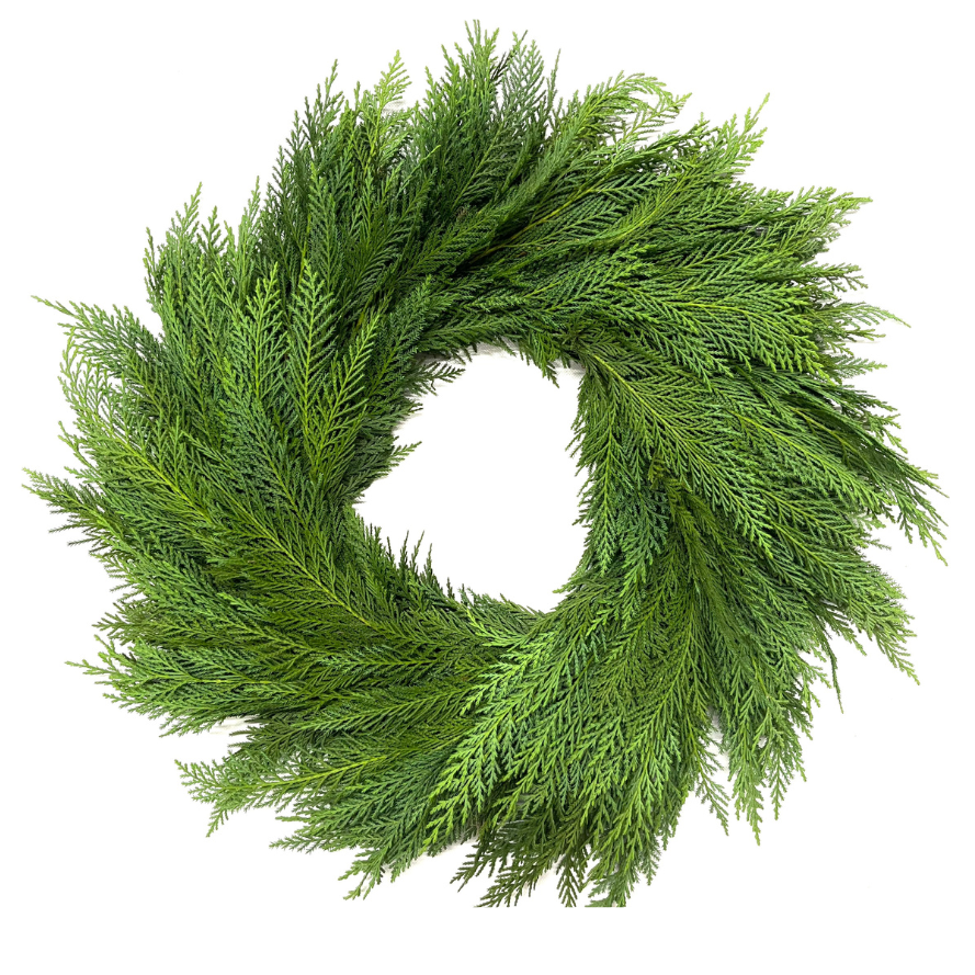 Leyland Cypress Wreath