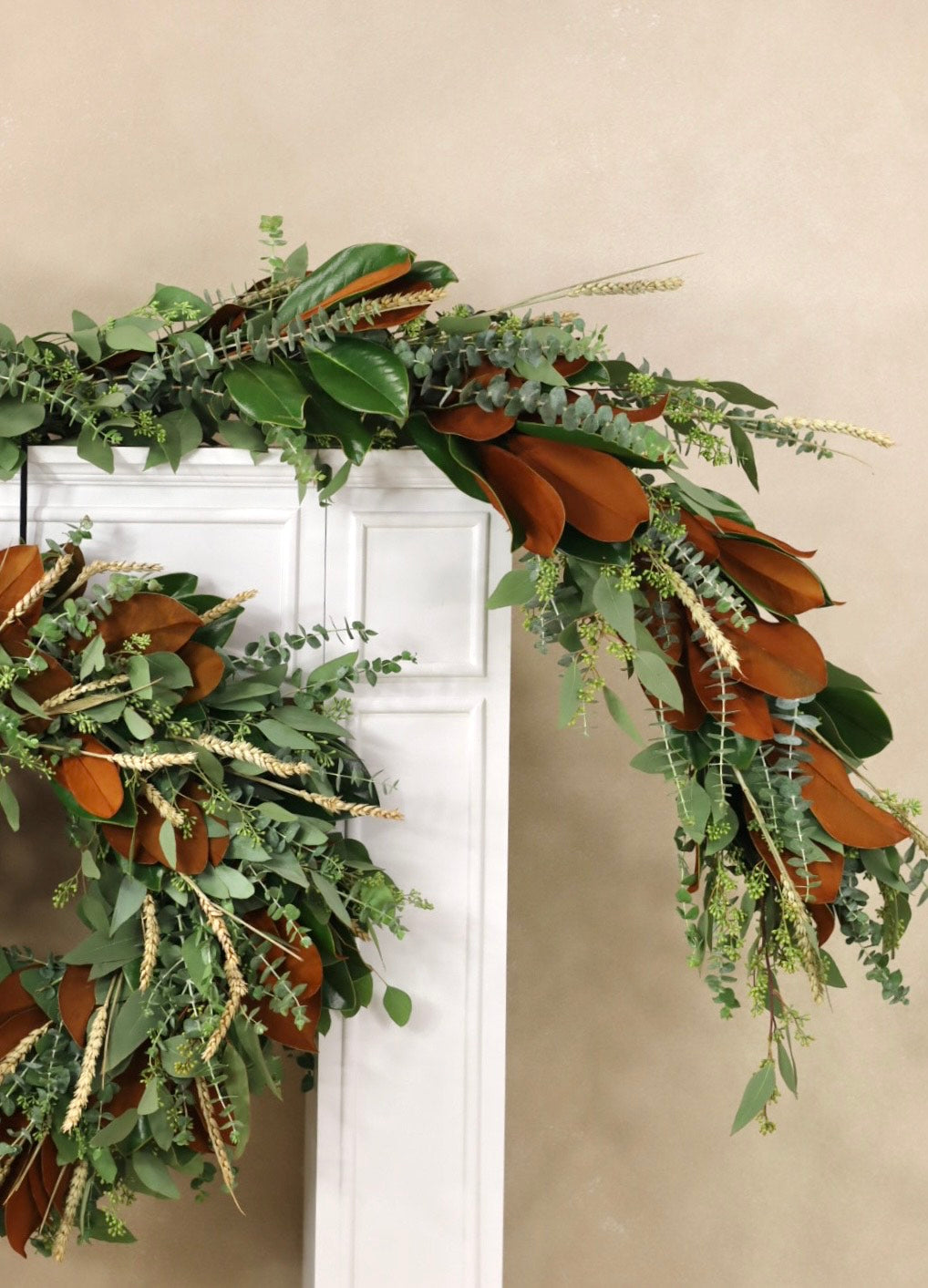 Mahogany Blues Wreath