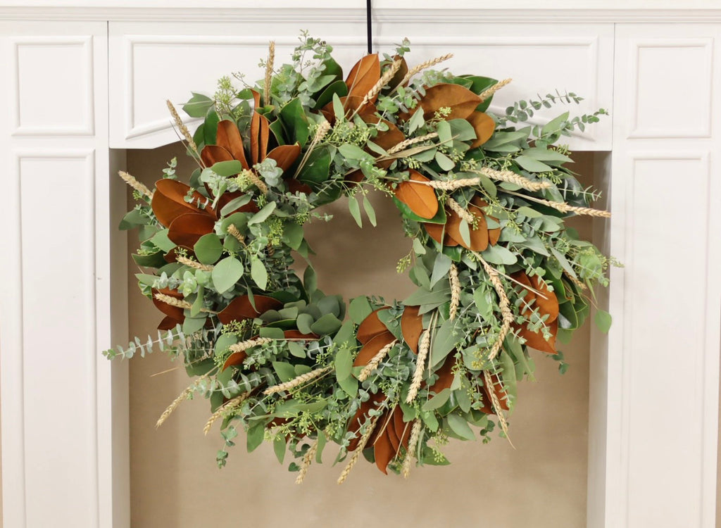 Mahogany Blues Wreath