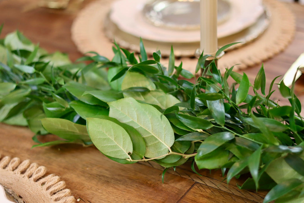 Salal Italian Ruscus Garland
