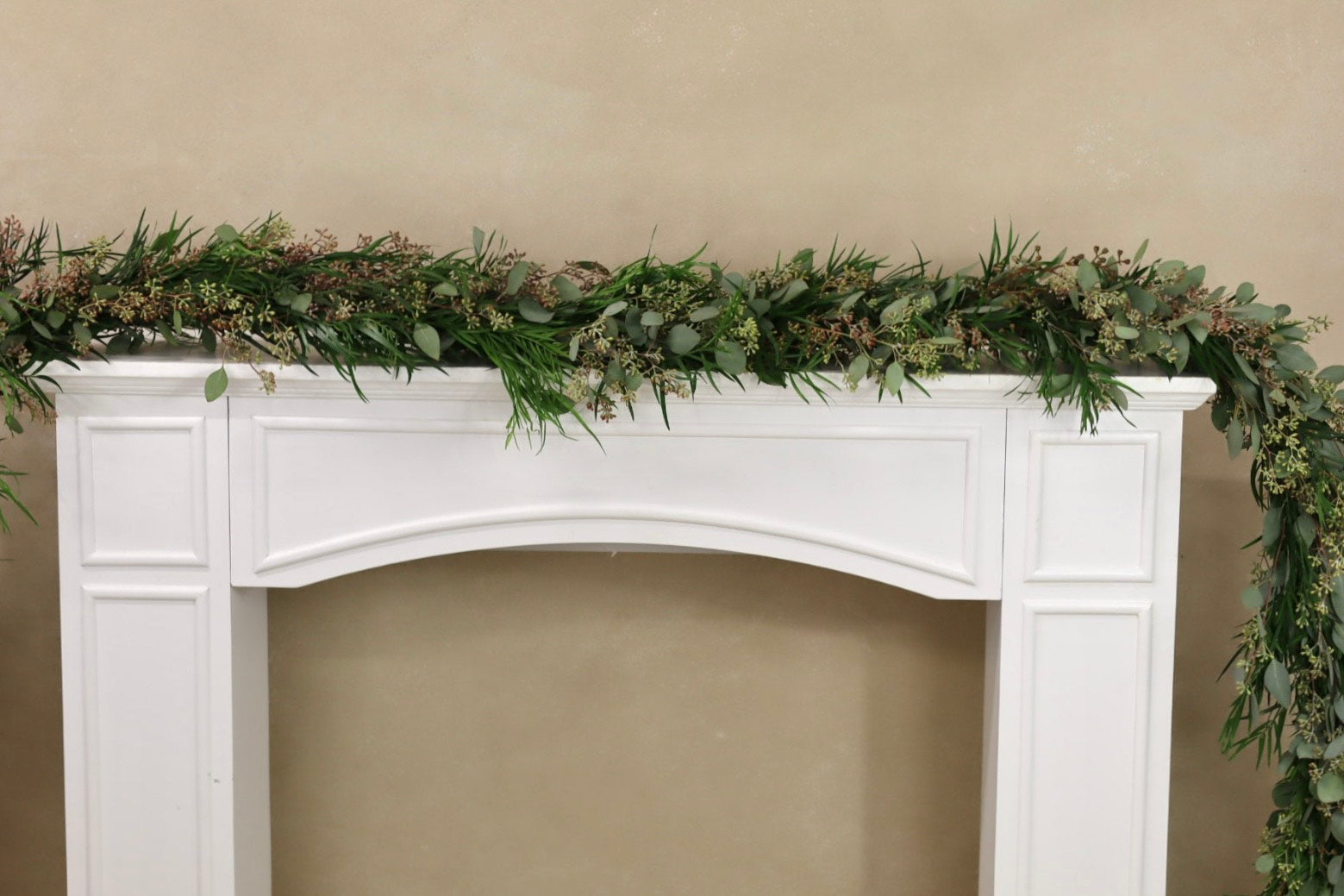 Weeping Podocarpus Seeded Eucalyptus Garland