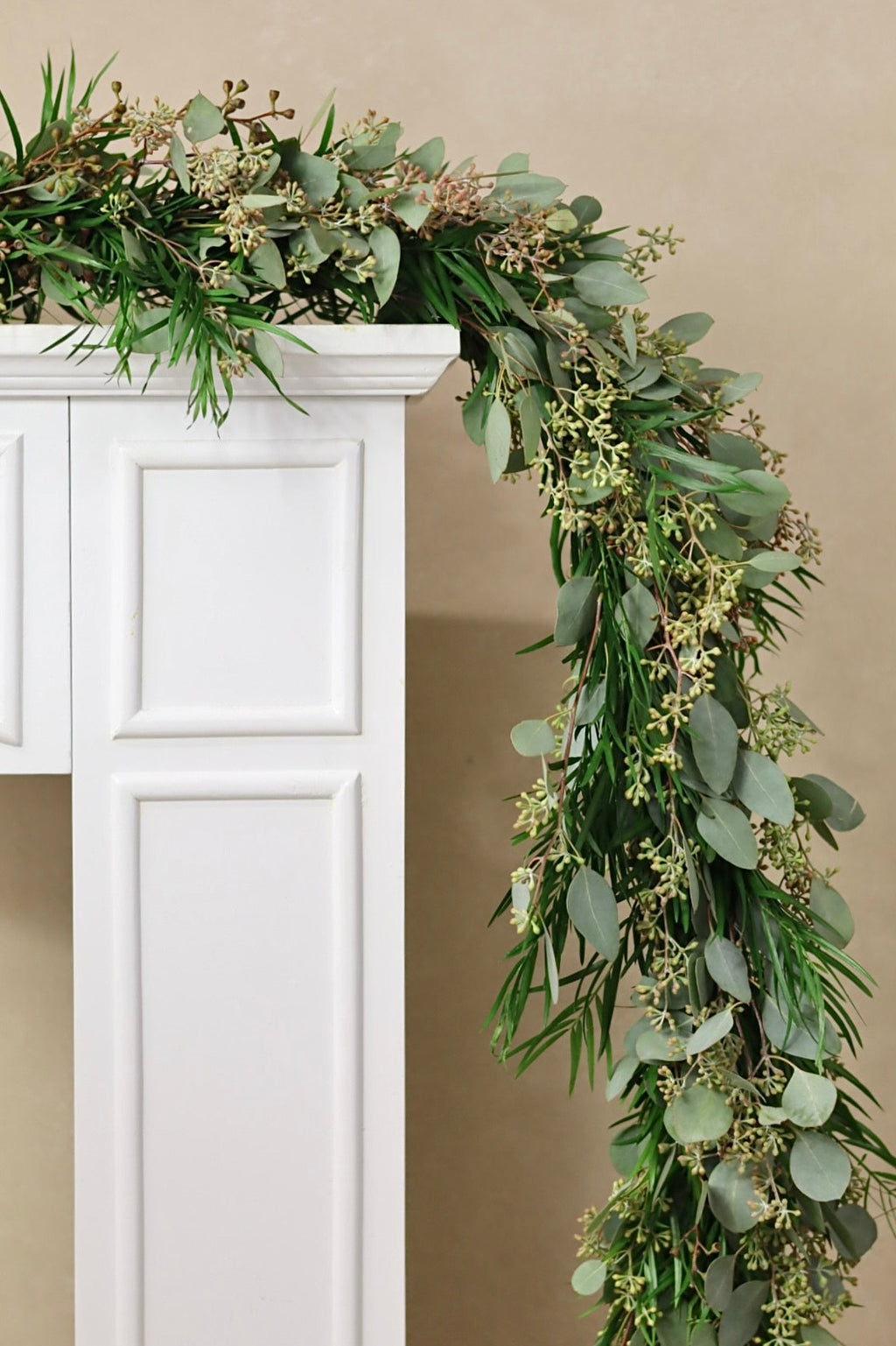 Weeping Podocarpus Seeded Eucalyptus Garland
