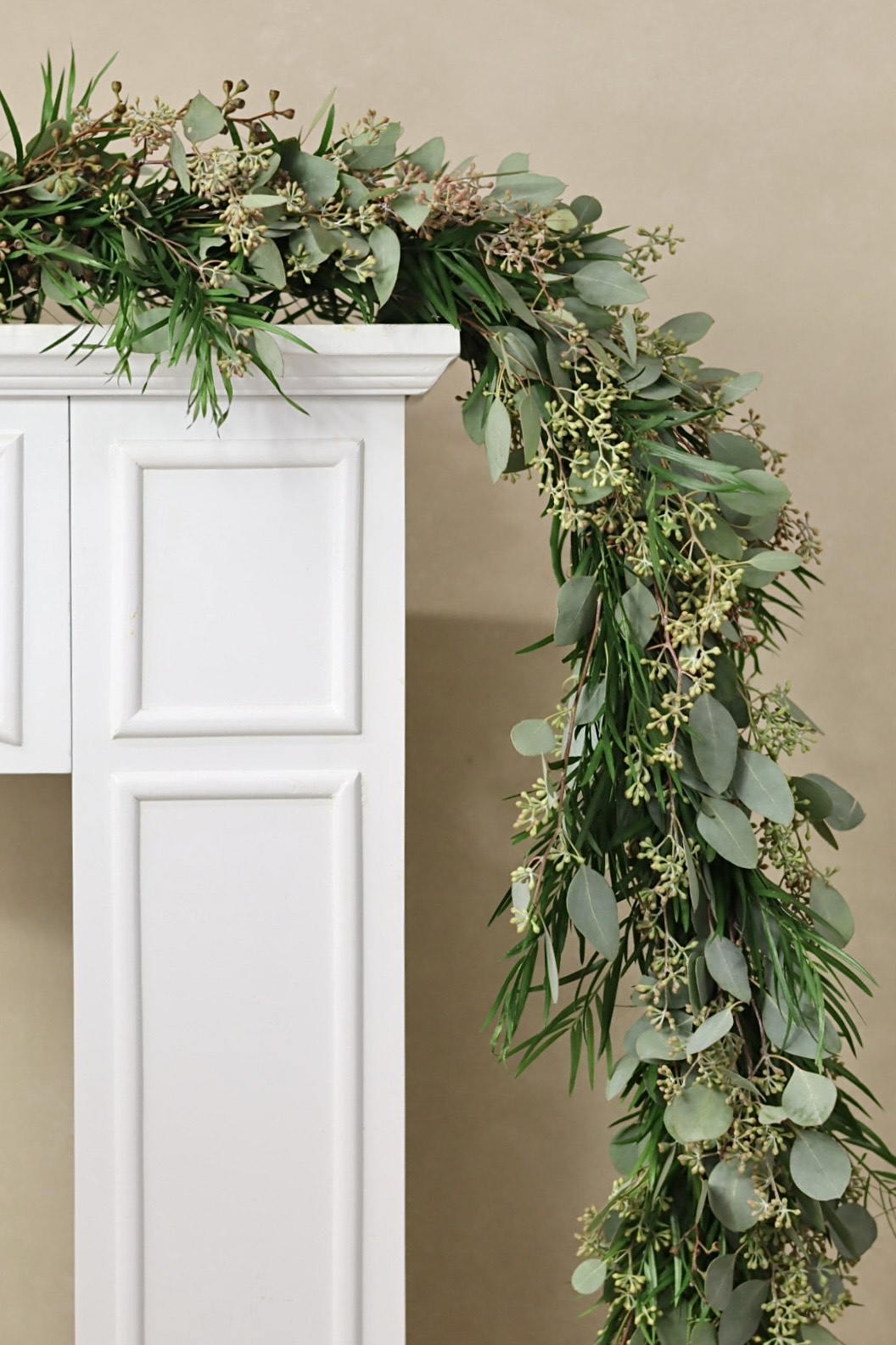 Weeping Podocarpus Seeded Eucalyptus Garland